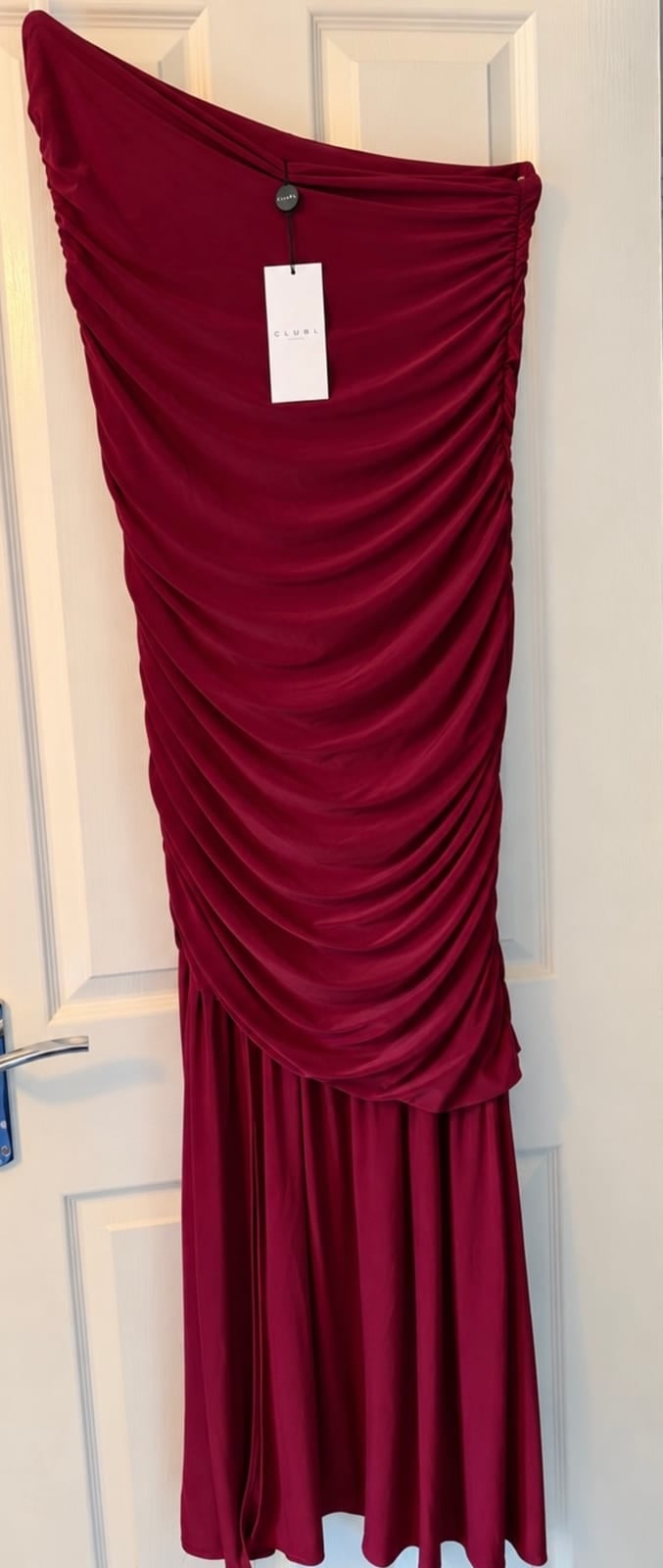 Club L London Maxi Dress, Burgundy