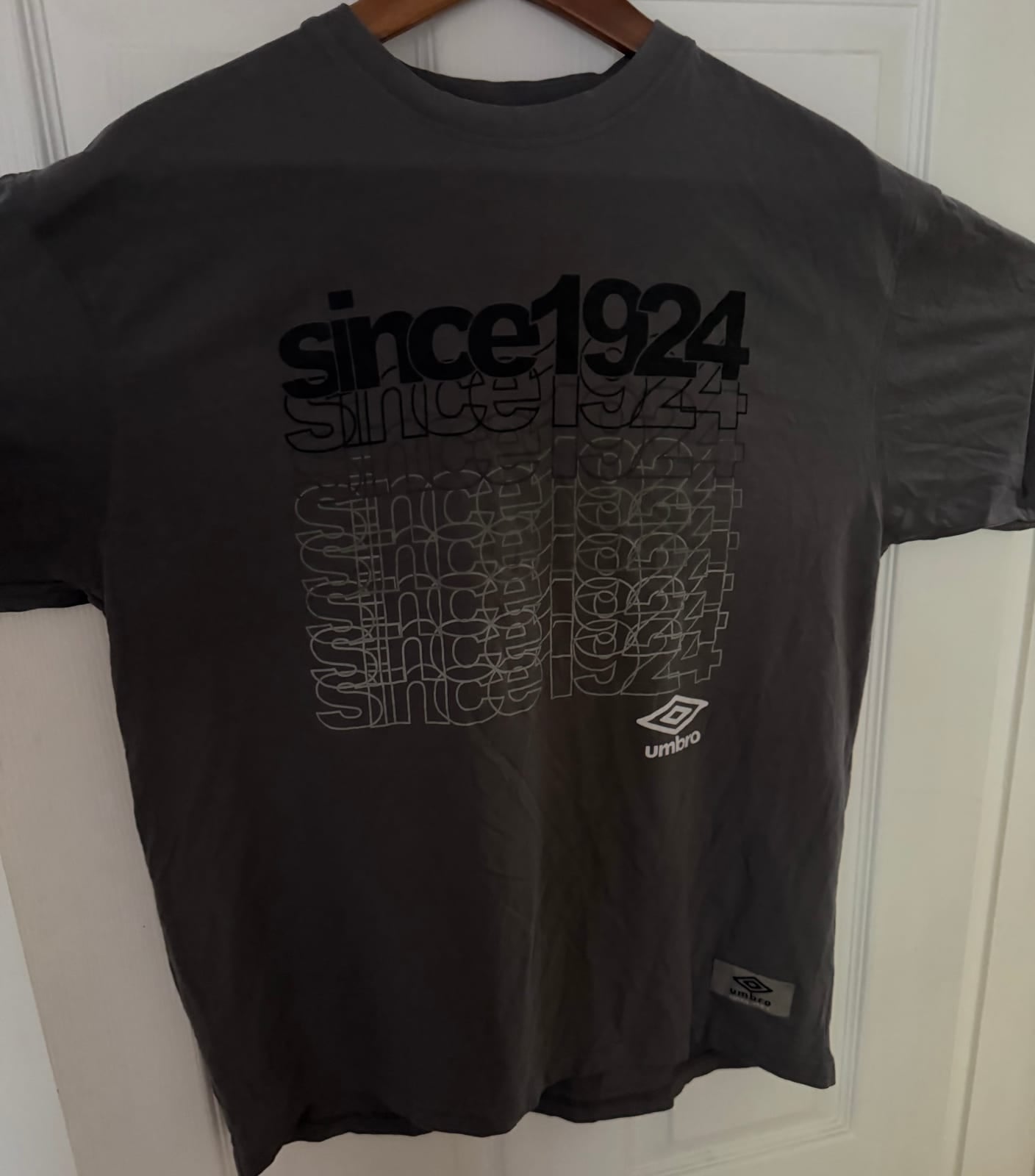 Umbro grey Since 1924 graphic t-shirt XXL, XX-Large, Grey, size XX-Large