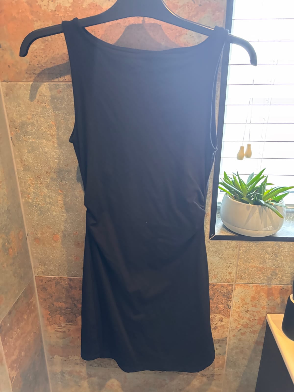 Primark Black sleeveless mini dress, Black, size XS